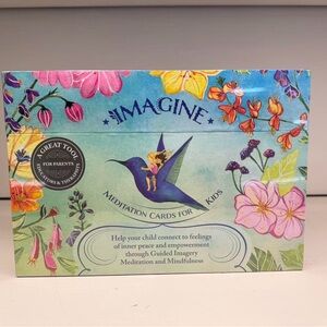 Imagine Meditation Cards for Kids - Award-Winning Mindfulness XL Cards NEW